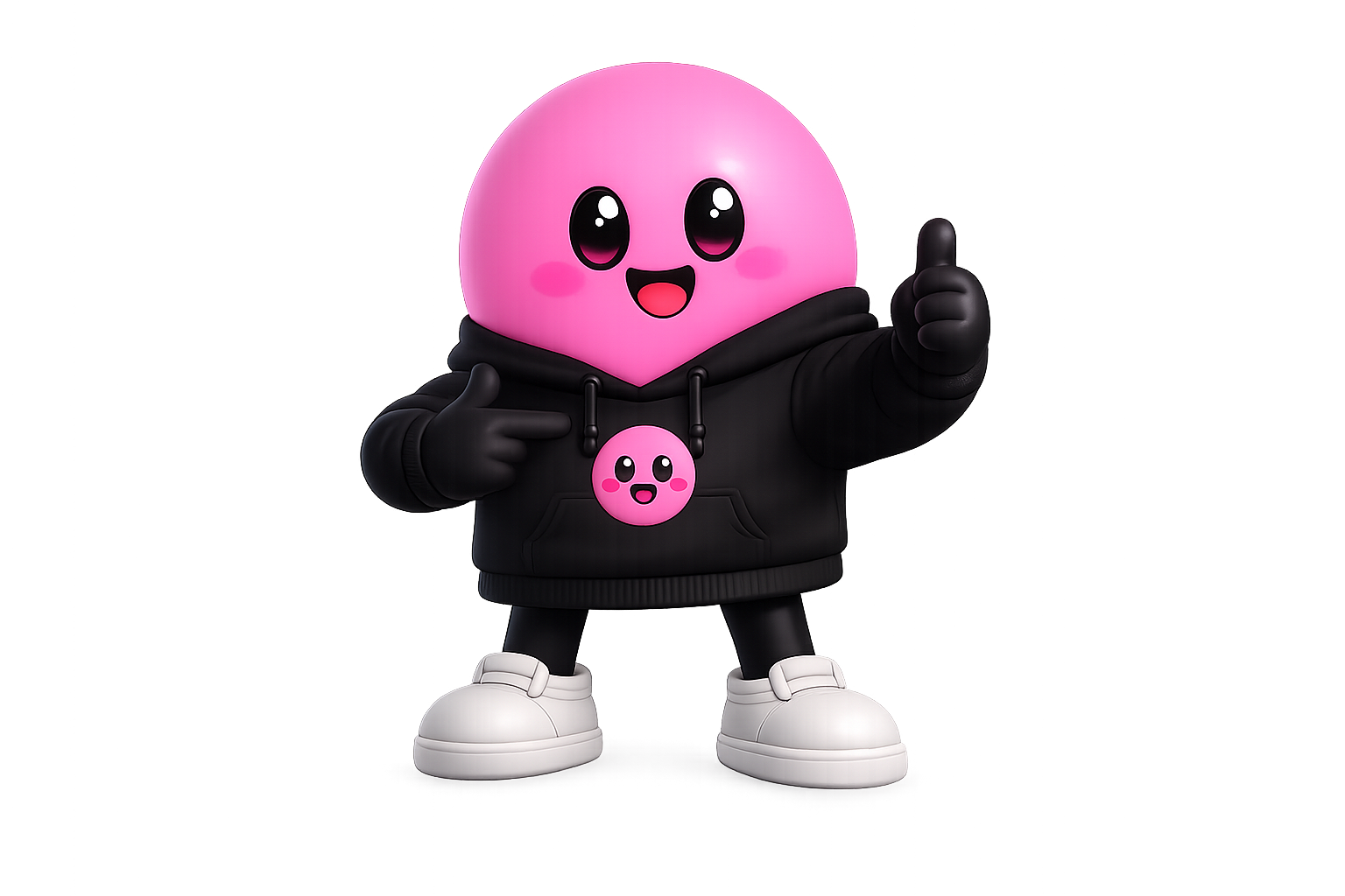 Dot modeling hoodies